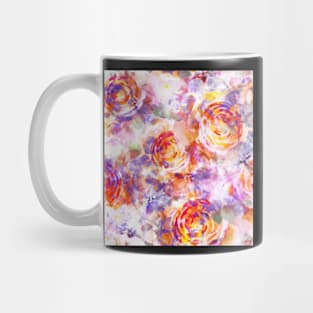 Pattern: Abstract Roses Mug